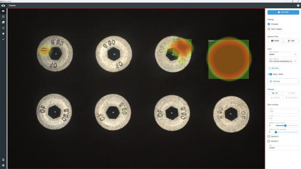 Deep learning Anomaly Detector video screen